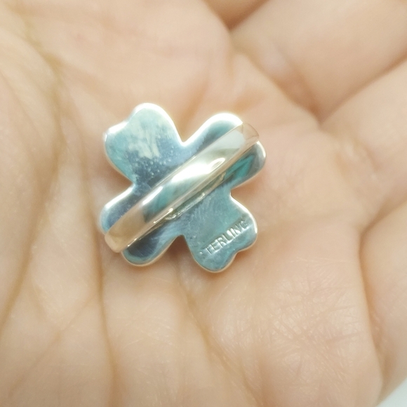 Pink Conch & Turquoise Ring - Picture 4 of 7